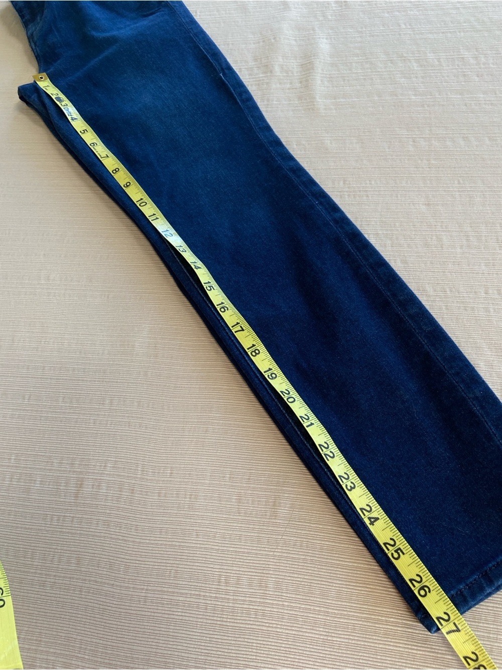 Eddie Bauer Mid Rise Slightly Curvy Skinny Ankle Stretch Jeans Dark Wash Size 2 - Picture 10 of 14
